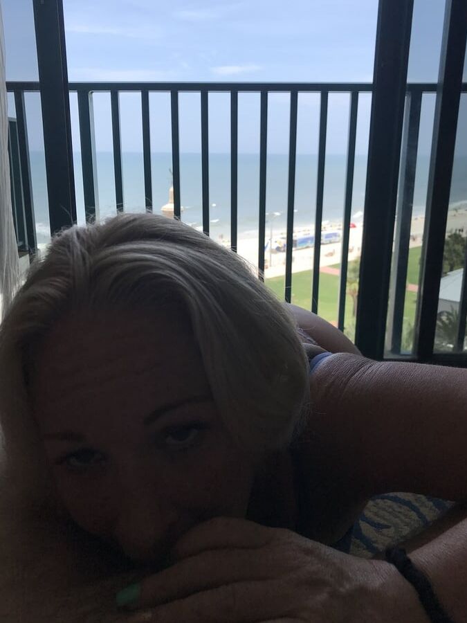 Milf slut taking her Sir's cock at Daytona Beach