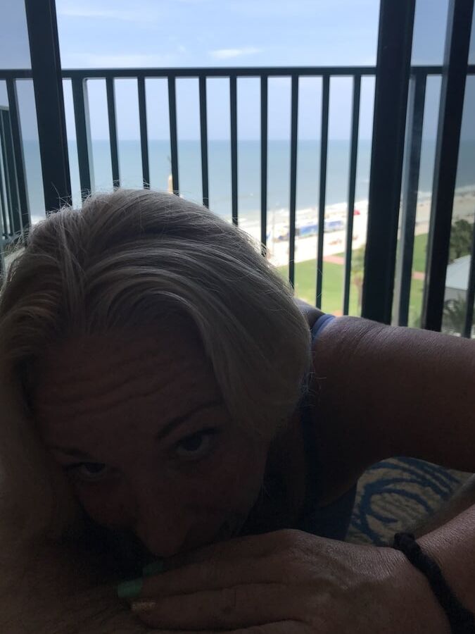 Milf slut taking her Sir's cock at Daytona Beach