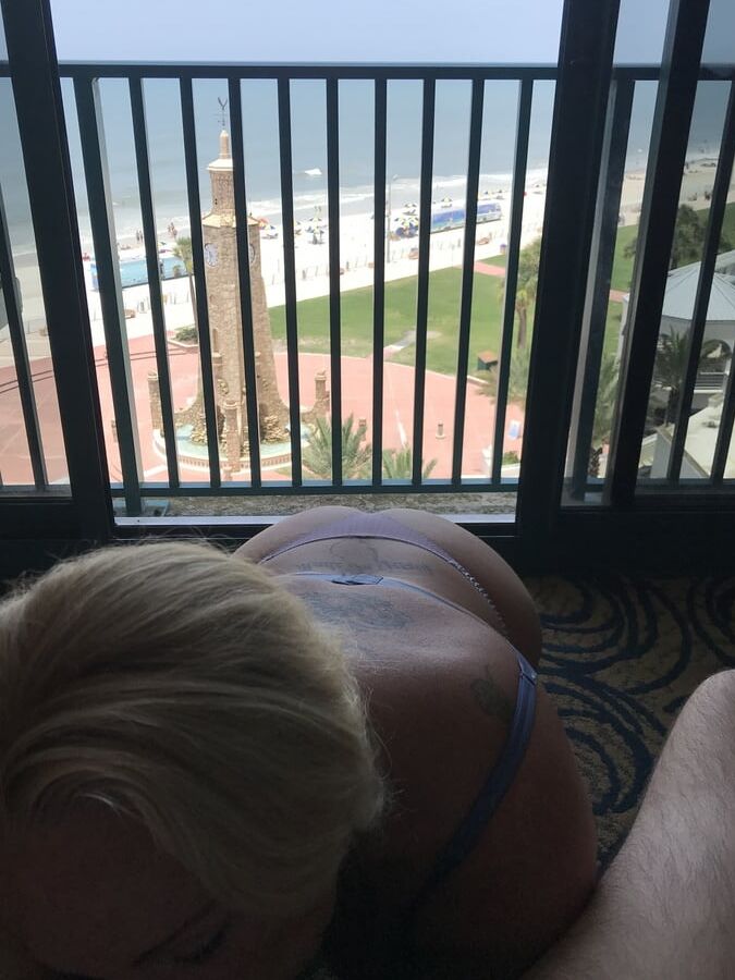 Milf slut taking her Sir's cock at Daytona Beach