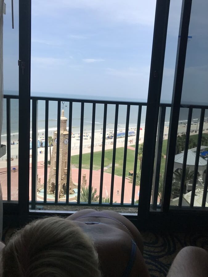 Milf slut taking her Sir's cock at Daytona Beach