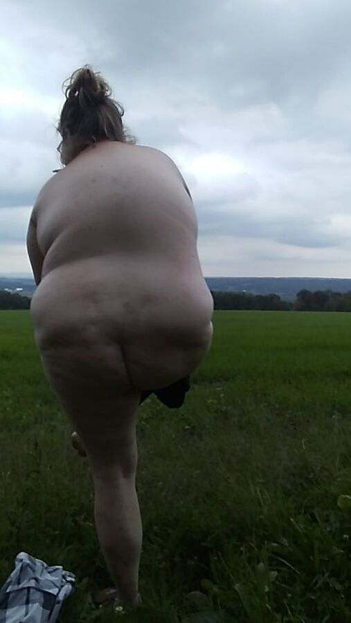 Walking naked in nature