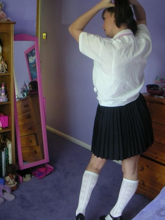 Demi Dean as schoolgirl