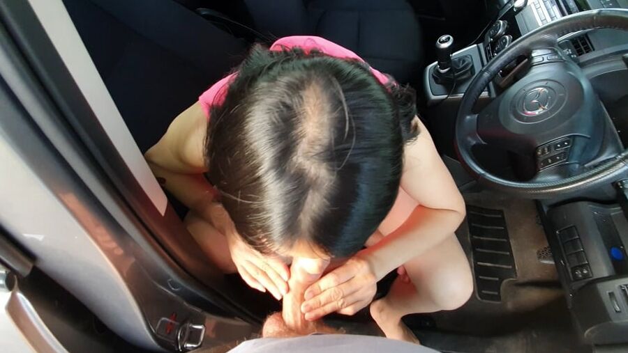 Car fuck in public.