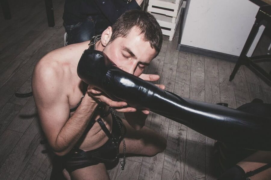 Have a fun evening with slaves
