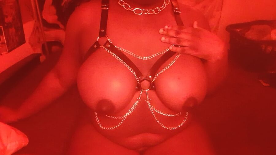Roxie in red