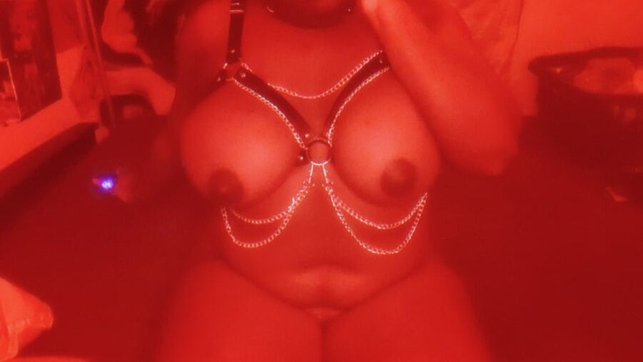Roxie in red
