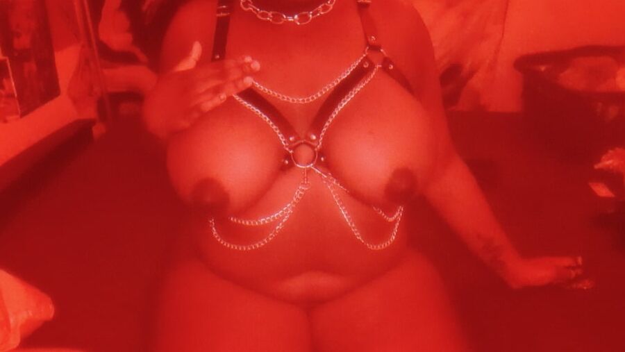 Roxie in red