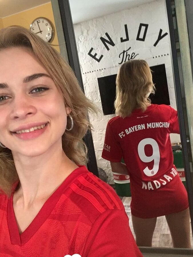 Hot teen flashes her big natural tits