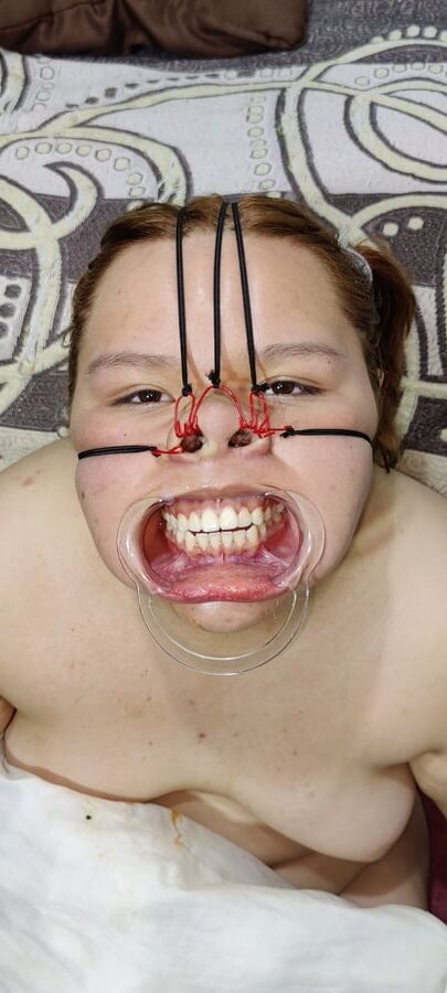 Face bondage Nose hook