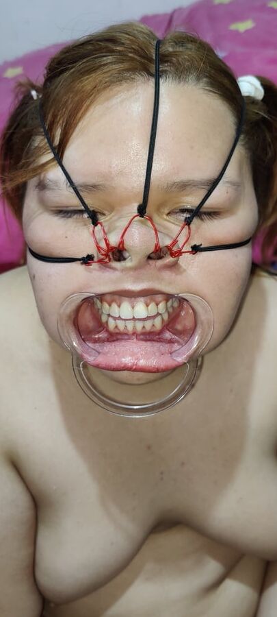 Face bondage Nose hook