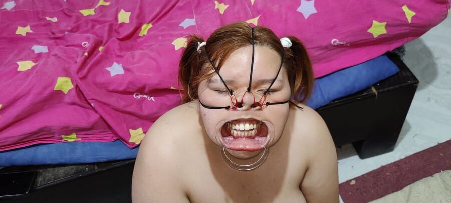 Face bondage Nose hook