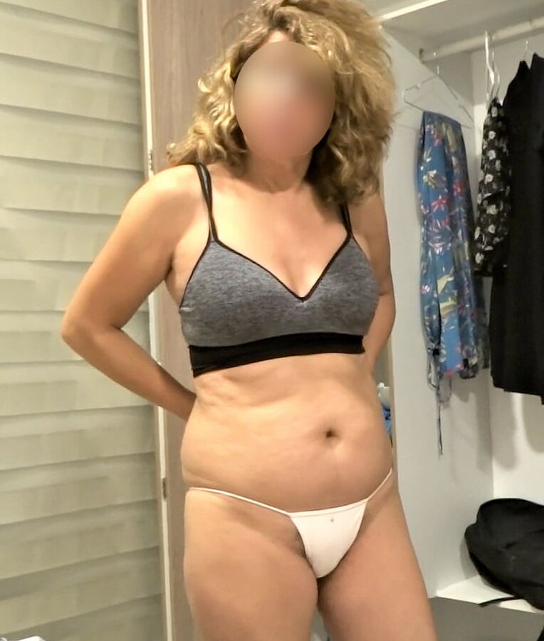 My wife on the beach, watch her videos too