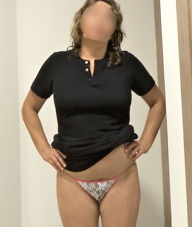 My wife on the beach, watch her videos too