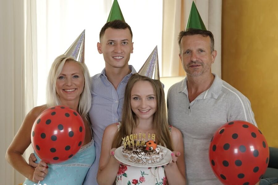 Birthday celebration in odd family