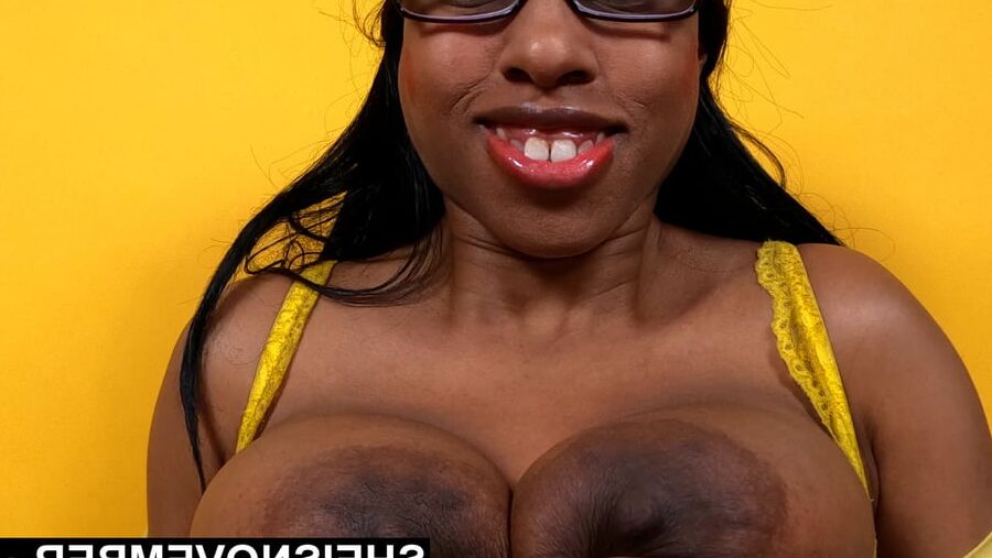Only Giant Black Nipples Areolas Ebony Saggy Udders Breasts