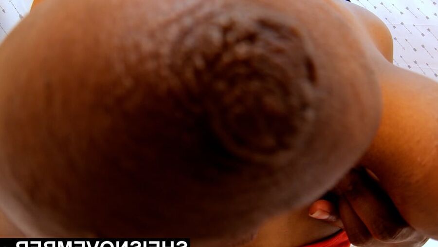 Only Giant Black Nipples Areolas Ebony Saggy Udders Breasts