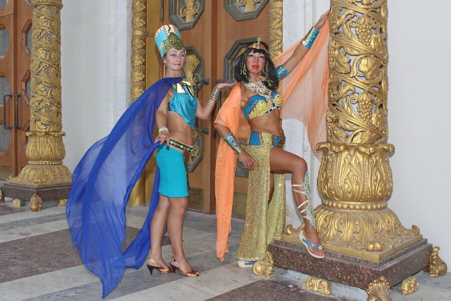 In colonnade