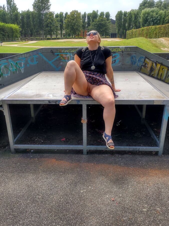 Public blowjob and exhib made in Normandy