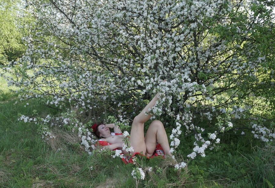In White Flowers