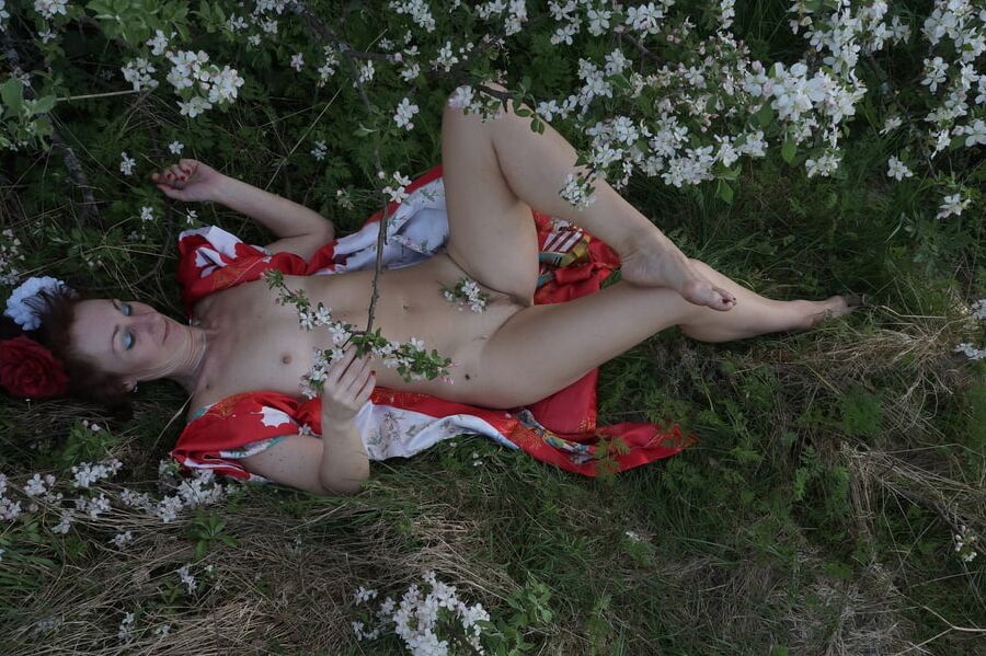 In White Flowers