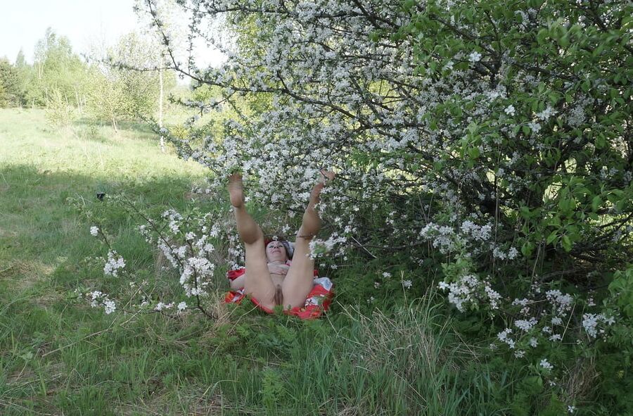 In White Flowers