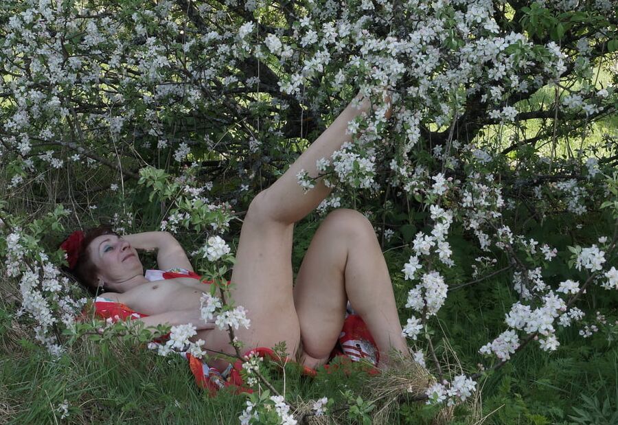 In White Flowers