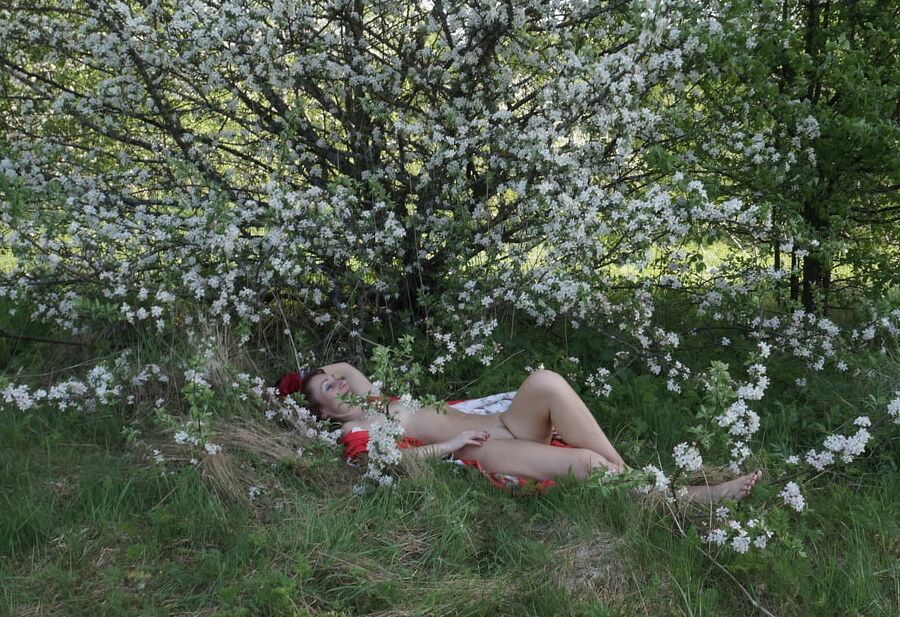 In White Flowers