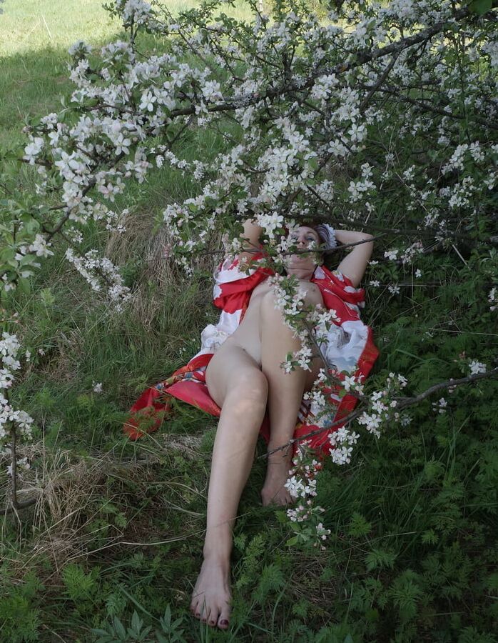 In White Flowers