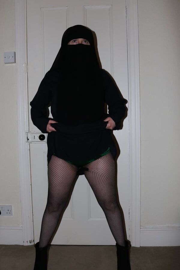 Burqa Niqab Fishnet Pantyhose