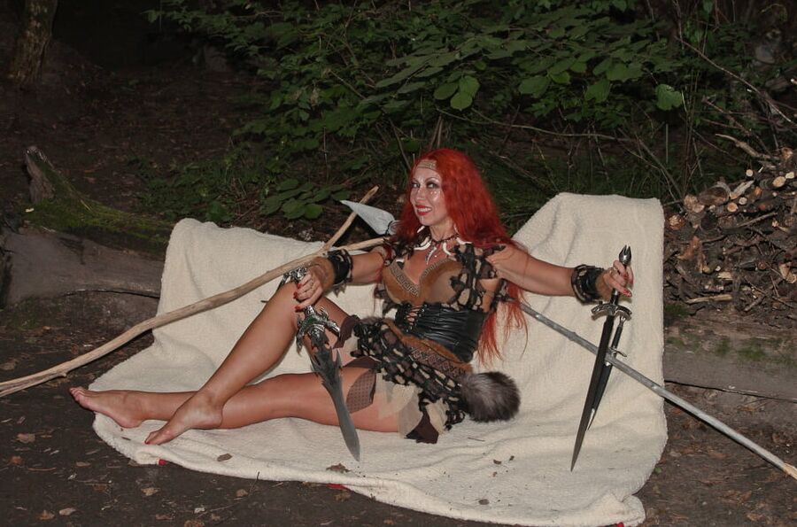 Warrior maidens on the carpet