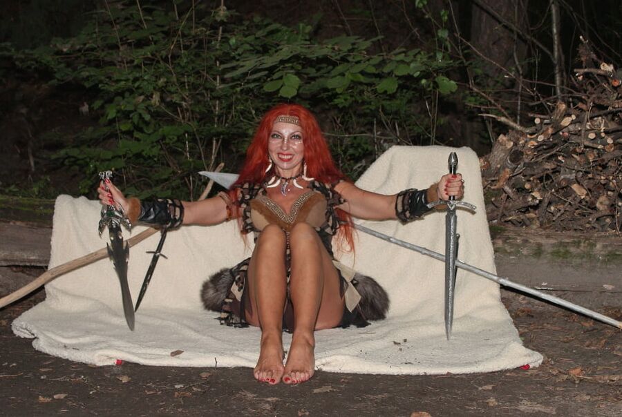 Warrior maidens on the carpet