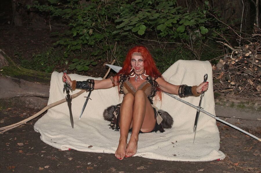 Warrior maidens on the carpet
