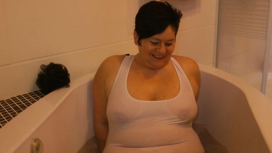 The white swimsuit :)