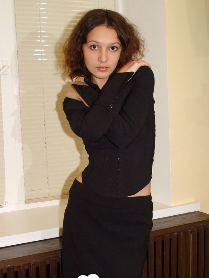 Curly babe cannot have enough of her dildo