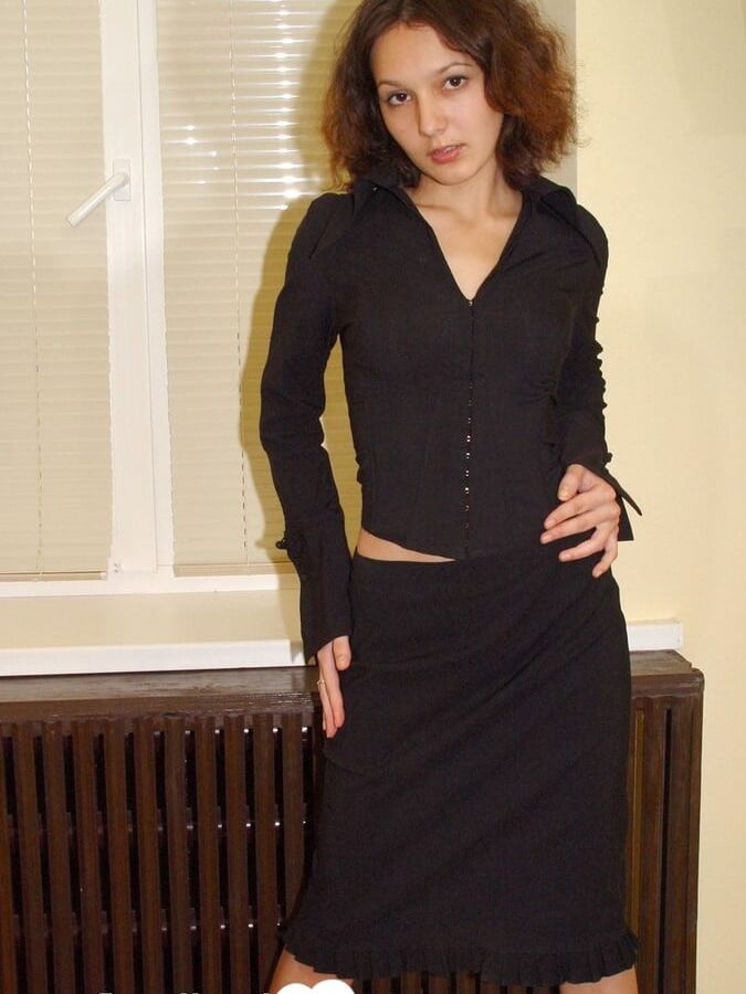 Curly babe cannot have enough of her dildo
