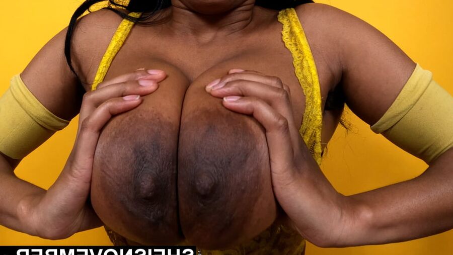 Mega Nipples Areolas Black Tits Mix 3 Real Natural Breasts