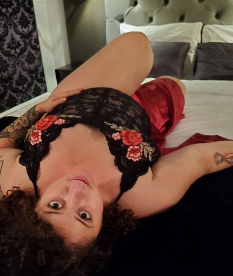 Trying new lingerie