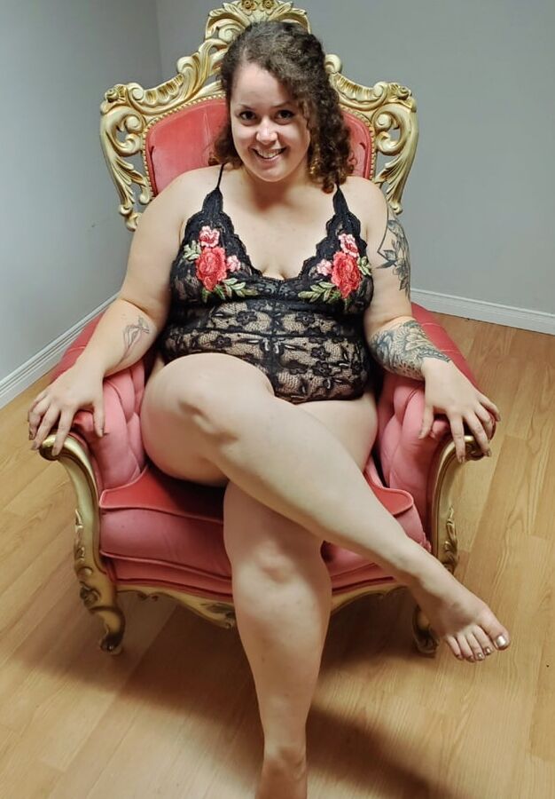 Trying new lingerie