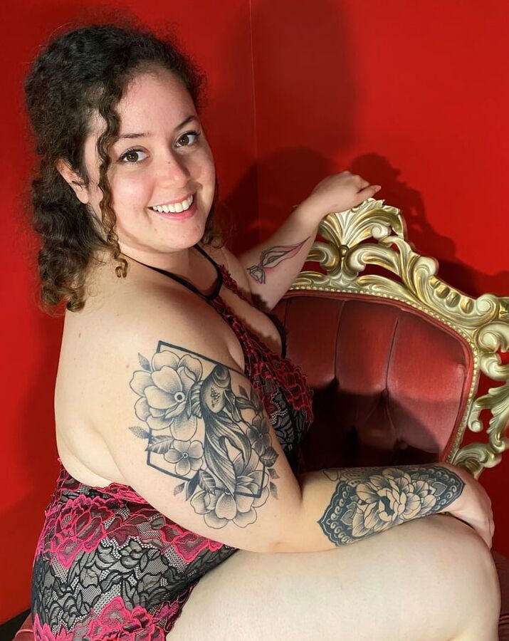 Trying new lingerie