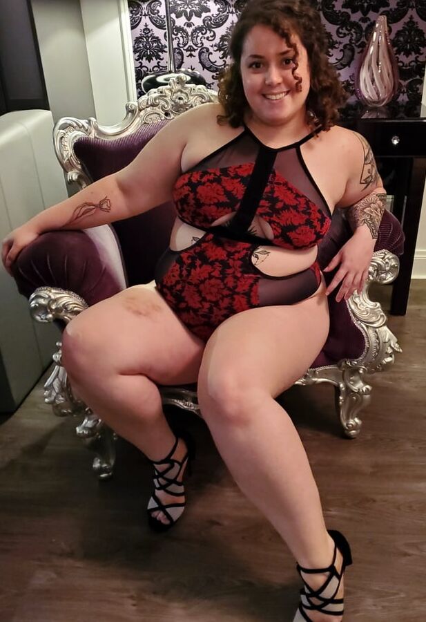 Trying new lingerie