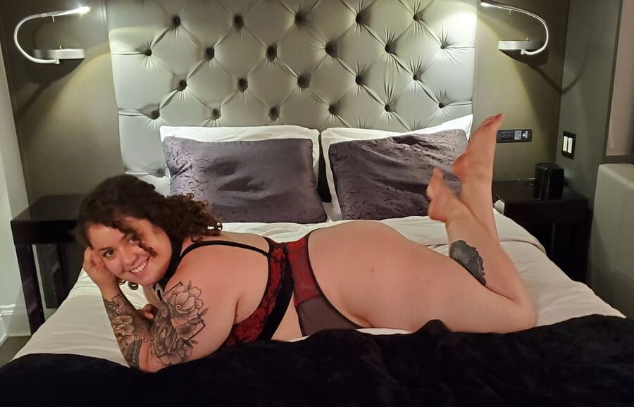 Trying new lingerie