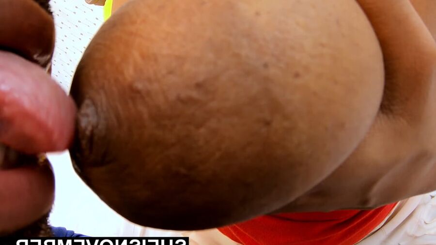 Mega Nipples Areolas Black Tits Mix 2 Real Natural Breasts