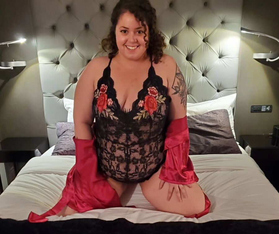 Trying new lingerie