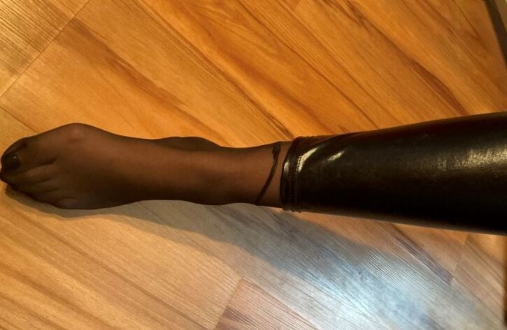 Leggings and Nylon Feet