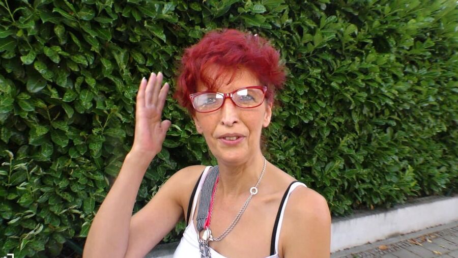 Redhead German Granny Loves To Get Pounded By Stranger