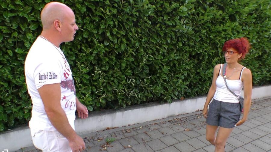 Redhead German Granny Loves To Get Pounded By Stranger