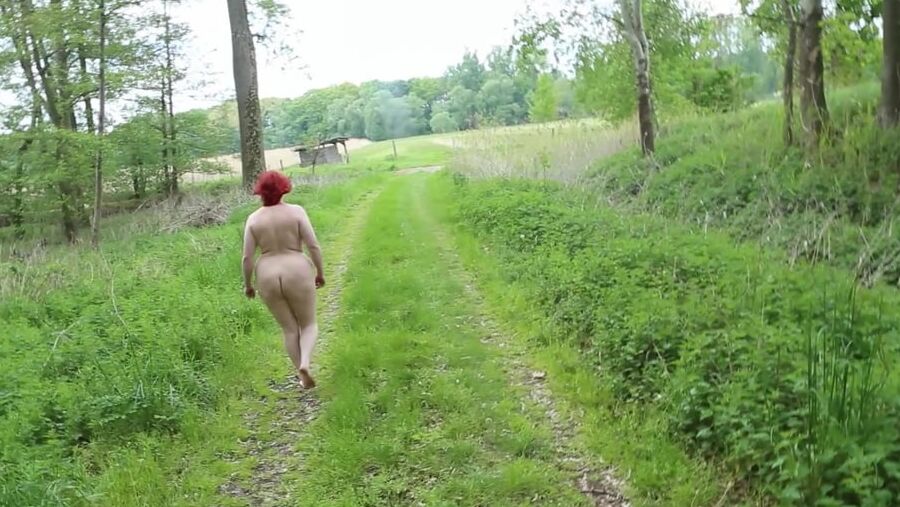 Hiking all naked