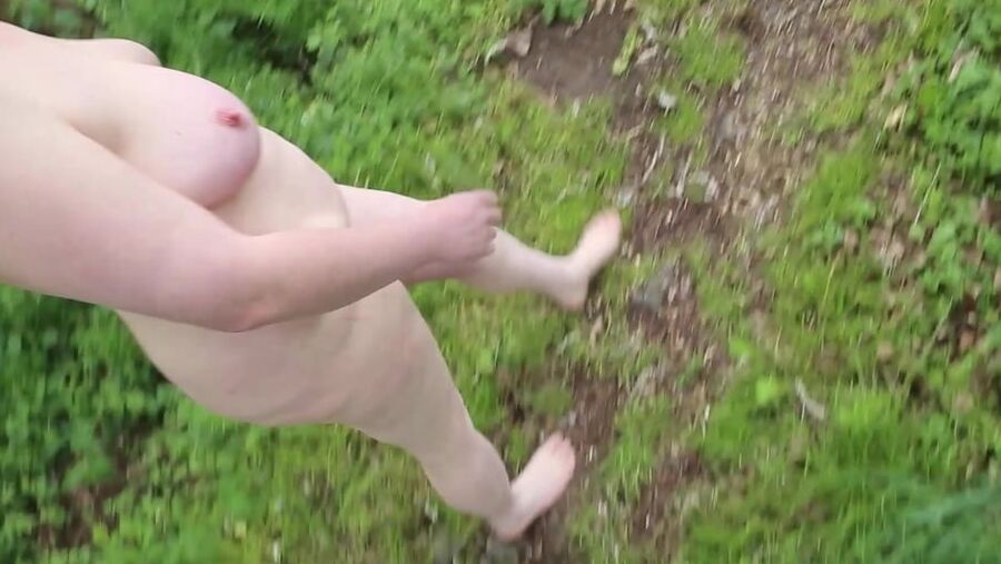 Hiking all naked