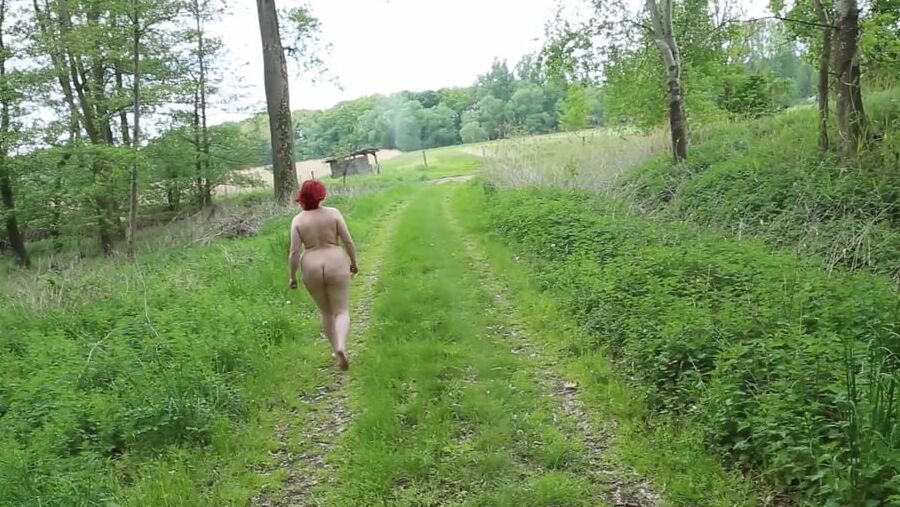 Hiking all naked