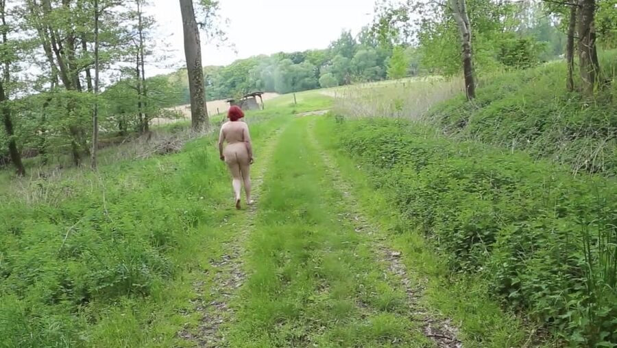 Hiking all naked